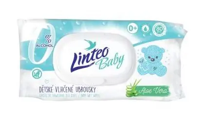 Levný Linteo Baby Ubrousky vlhčené dětské 80 ks