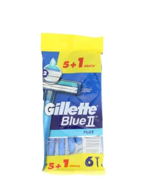 Gillette Blue II Plus jednorázové holítko 6 ks M Oblíbený