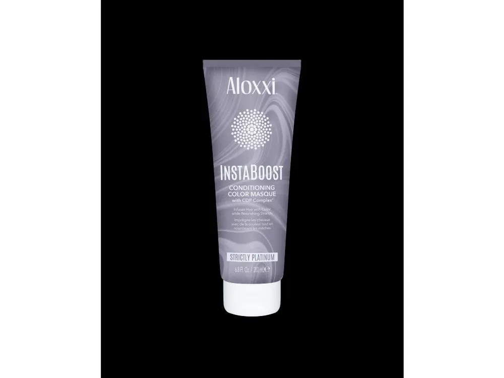 ALOXXI Barevná hydratační maska Instaboost platinová 200ml+ Vzorek kondicionéru Aloxxi 7 Oil Novinka
