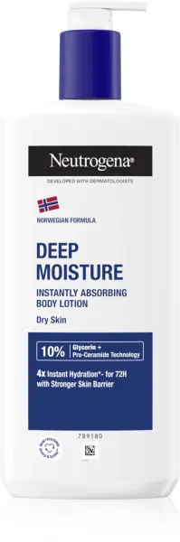 Levný Neutrogena Deep Moisture hloubkově hydratační tělové mléko 400ml