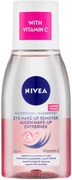 Nivea dvoufázový odličovač očí a make-upu růžový 125 ml Ověřený