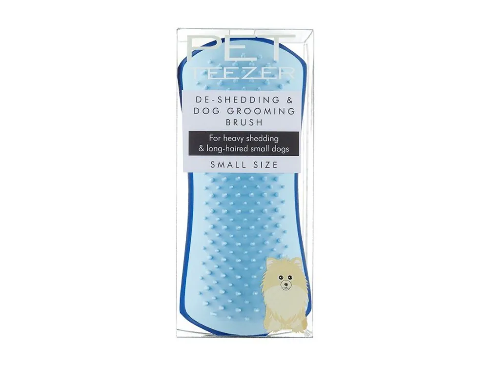 Tangle Teezer Pet Teezer De-Shedding Small blue kartáč pro psy malý Nejlepší Cena