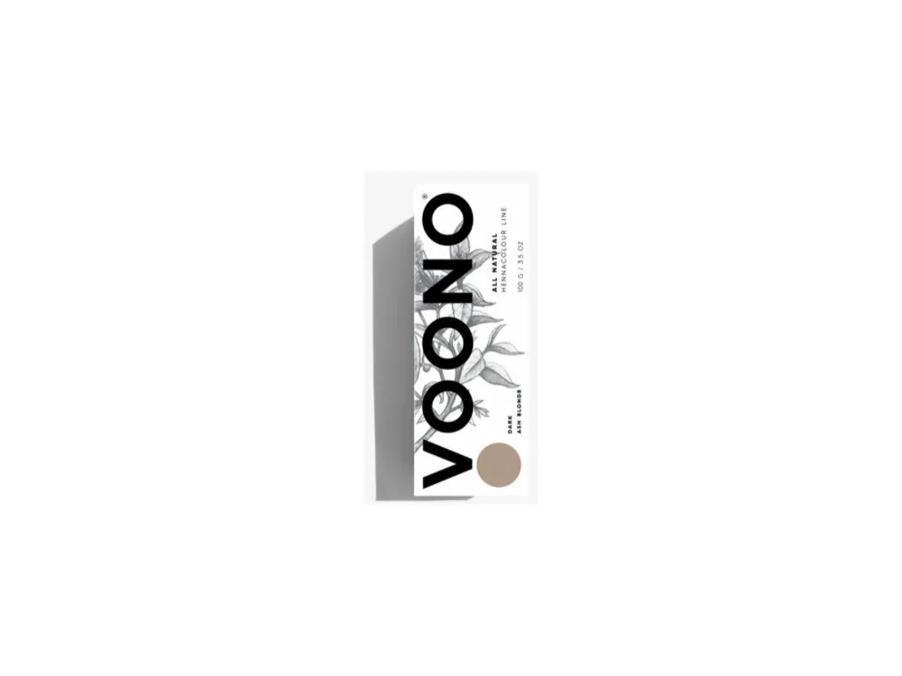 Cenový Hit Voono Henna Dark Ash Blonde - přírodní barva na vlasy 100g