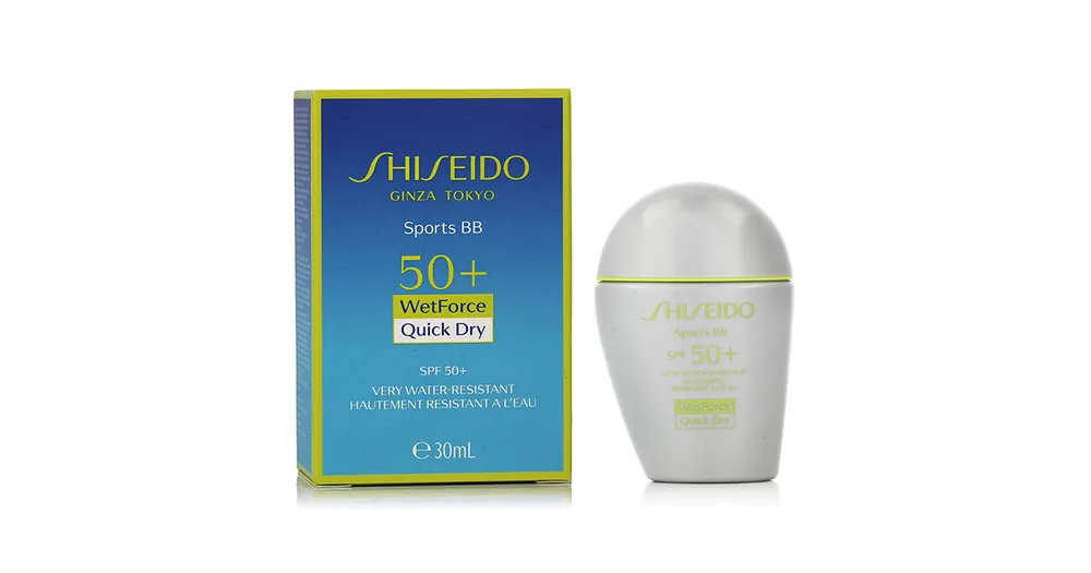 Must-Have Shiseido WetForce Quick Dry Sports BB SPF 50+ 30 ml