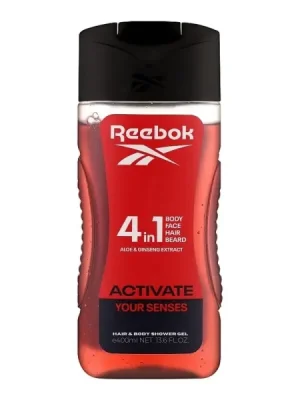 Zlevněný Reebok Activate Your Senses pánský sprchový gel 4in1 400ml