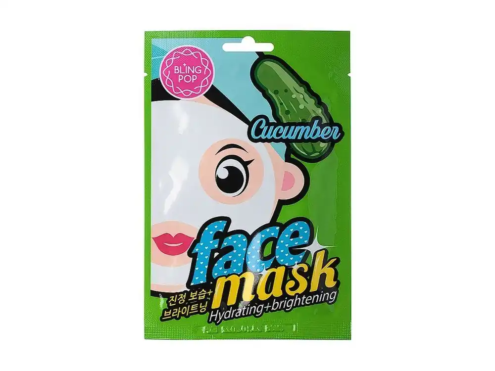 Bling Pop Cucumber Hydrating & Brightening Mask 20 ml Top Prodej
