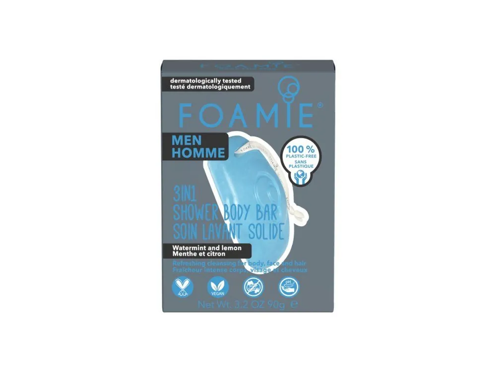 Must-Have Foamie 3in1 Shower Body Bar For Men Seas The Day