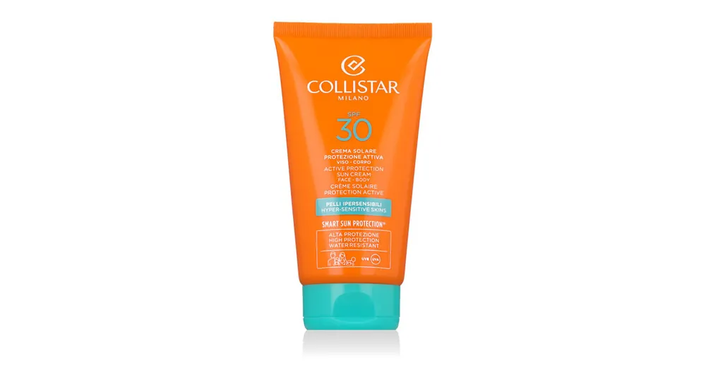 Akce Collistar Smart Sun Protection® Active Protection Face-Body Sun Cream SPF 30 150 ml