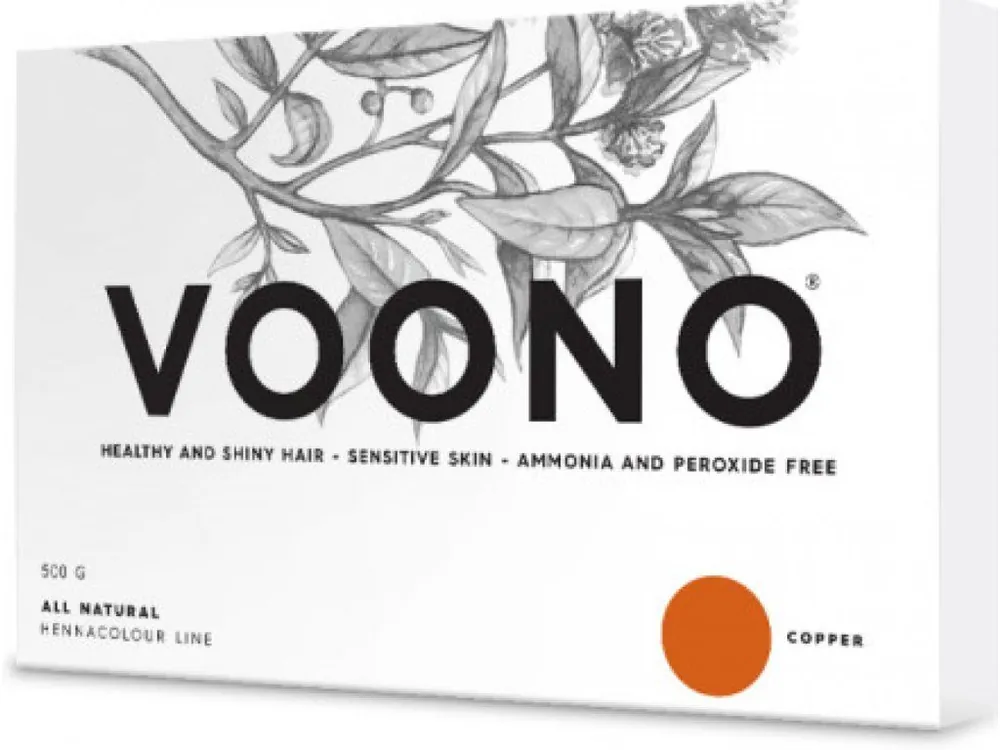 Voono Henna Copper - přírodní barva na vlasy 500g Hit Sezóny