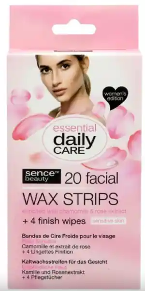 Sence voskové depilační pásky na obličej Sensitive skin 20ks Kup Teď