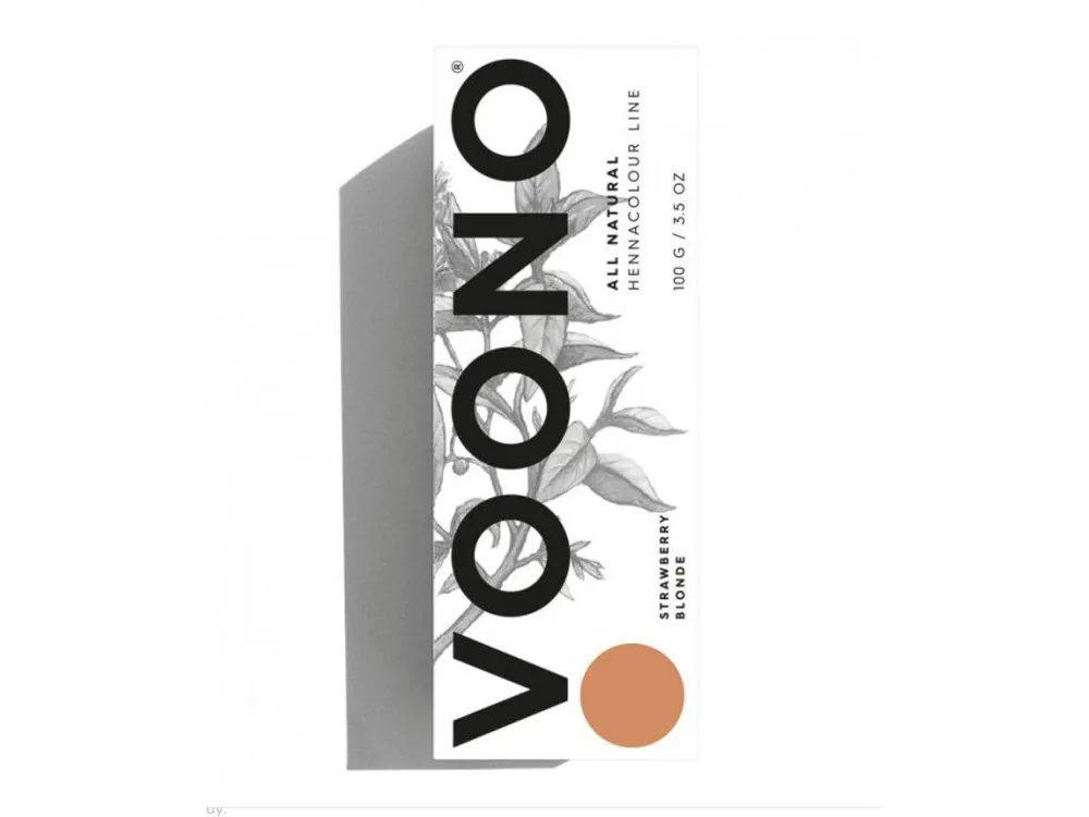 Koupit Online Voono Henna Strawberry blonde - přírodní barva na vlasy 100g