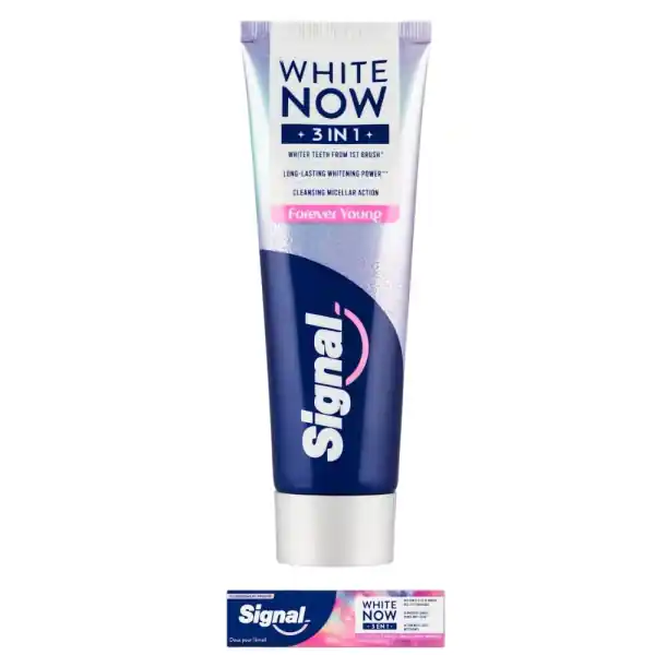 Signal White Now zubní pasta 3in1 Forever Young 75ml Nejlepší Cena