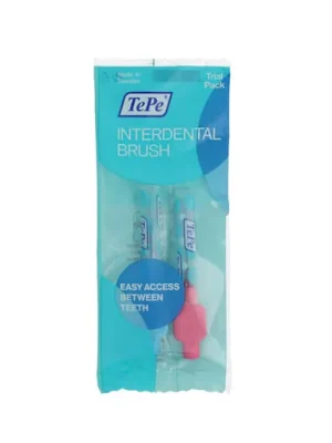 Výhodná Nabídka TePe Original Trial Pack mezizubní kartáčky 0 růžový + 3 modrý (0,4 mm + 0,6 mm) 2 ks
