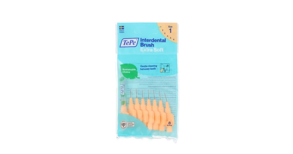 Cenově Výhodný TePe Extra Soft mezizubní kartáčky 1 oranžové (0,45 mm) 8 ks