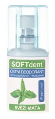 Softdent ústní deodorant Fresh mint 20ml Finální Výprodej