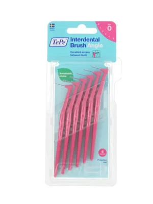 TePe Angle mezizubní kartáčky 0 růžové (0,4 mm) 6 ks Akce