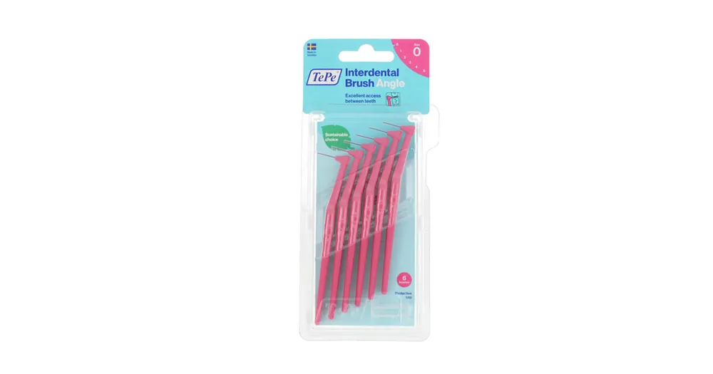 TePe Angle mezizubní kartáčky 0 růžové (0,4 mm) 6 ks Akce