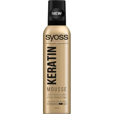 Přímo Od Výrobce Syoss Keratin Hair Perfection pěnové tužidlo 250 ml
