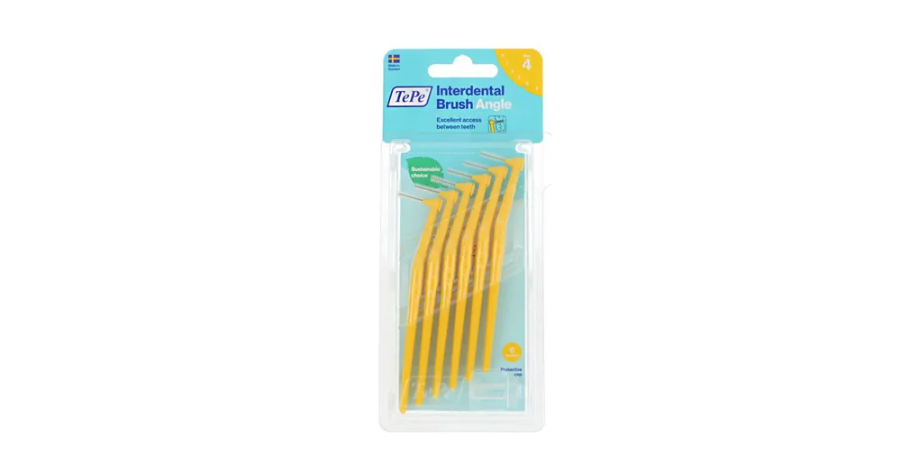 TePe Angle mezizubní kartáčky 4 žluté (0,7 mm) 6 ks Nejprodávanější
