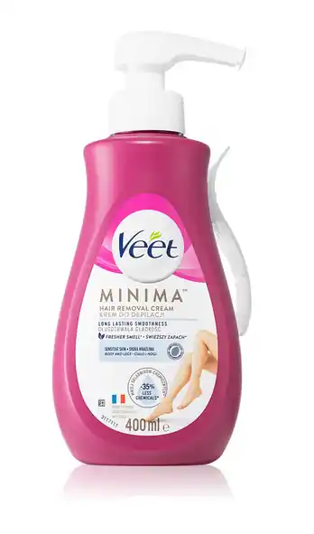 Nejlepší Cena Veet depilační krém Minima Sensitiv na citlivou pokožku 400 ml pumpička
