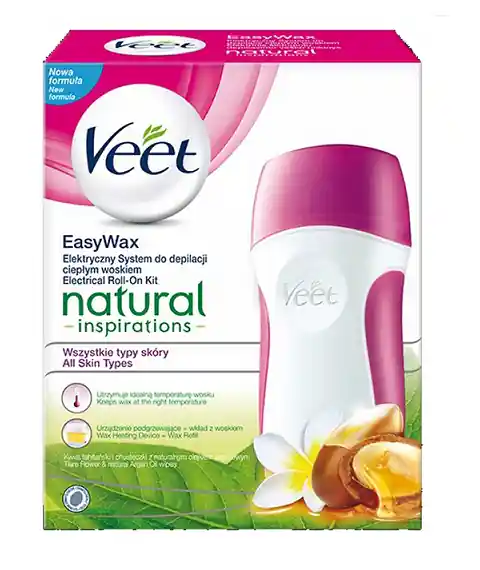 Veet Natural Easy Wax elektrický epilační systém 50ml Zlevněný