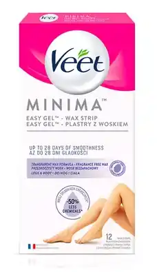 Nejprodávanější Veet voskové pásky Minima na nohy 20ks