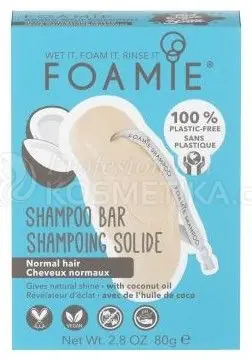 Bezpečná Platba Foamie Shampoo Bar Shake Your Coconuts - Tuhý šampon pro normální vlasy 80 g
