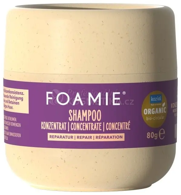 Levný Foamie Concentrate Shampoo Repair GLOBAL - Koncentrovaný šampon na vlasy 80 g