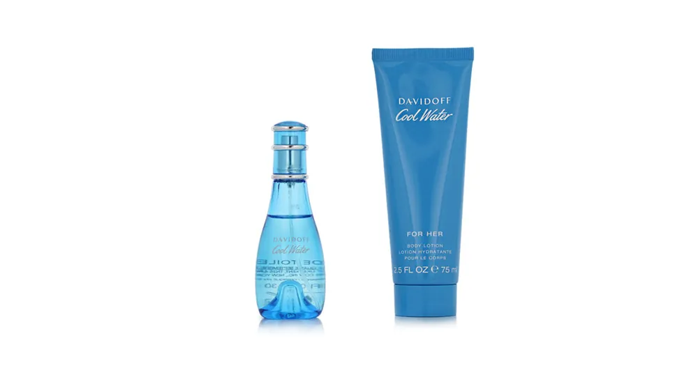 Davidoff Cool Water for Women EDT 30 ml + BL 75 ml W Originální