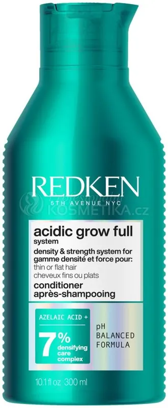 Rychlé Dodání Redken Acidic Grow Full System Shampoo Travel Size - Jemný čisticí šampon pro jemné nebo splihlé vlasy 75 ml Cestovní balení