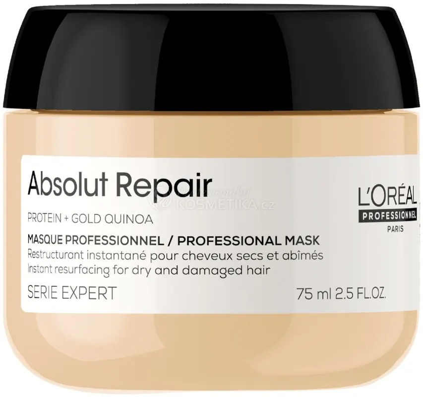 L´oréal Professionnel Serie Expert Absolut Repair Masque - Intenzivně regenerační maska 75 ml Cestovní balení Víkendová Akce