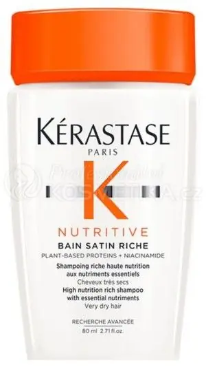 Kérastase Nutritive Bain Satin Riche Travel Size - Šamponová lázeň pro velmi suché vlasy 80 ml Cestovní balení Rychlé Dodání