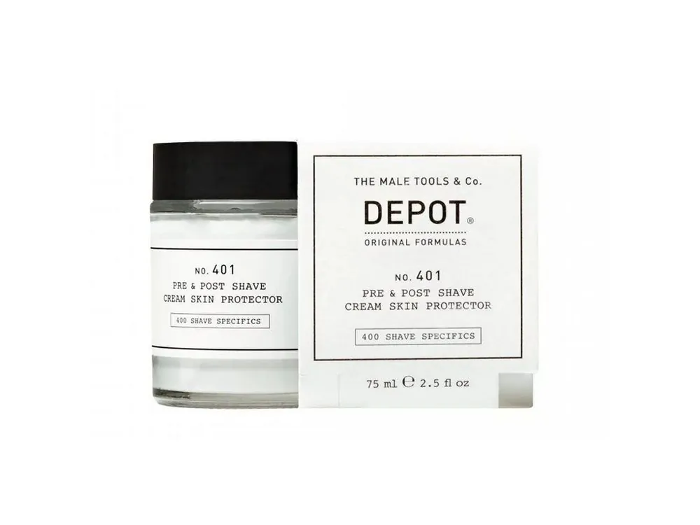 Finální Výprodej DEPOT NO. 401 PRE & POST SHAVE CREAM SKIN PROTECTOR 75ML