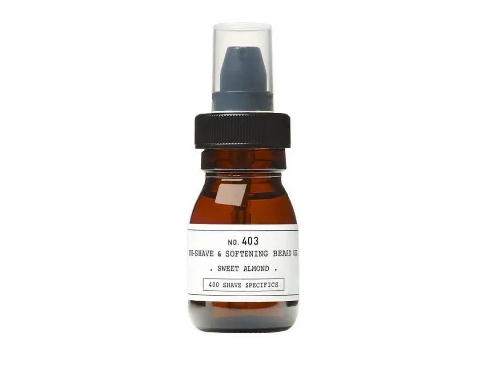 Jen Po Omezenou Doba DEPOT NO. 403 PRE-SHAVE & SOFTENING BEARD OIL sweet almond 30ML