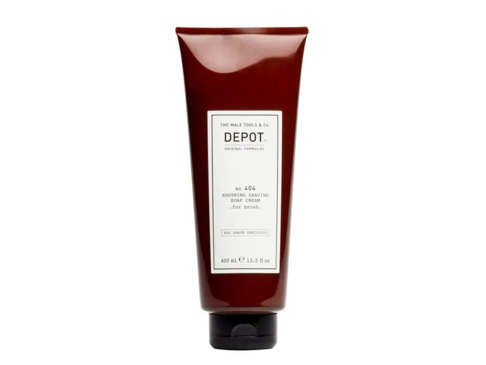 DEPOT NO. 404 SOOTHING SHAVING SOAP CREAM for brush 400ML Jen Po Omezenou Doba