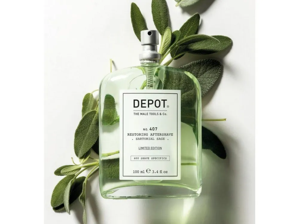 Nejprodávanější DEPOT No. 407 RESTORING AFTERSHAVE 100ml - SARTORIAL SAGE