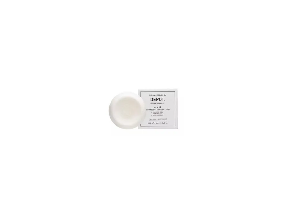 DEPOT NO. 412 HYDRATING SHAVING SOAP 100G refill Vrácení Zdarma