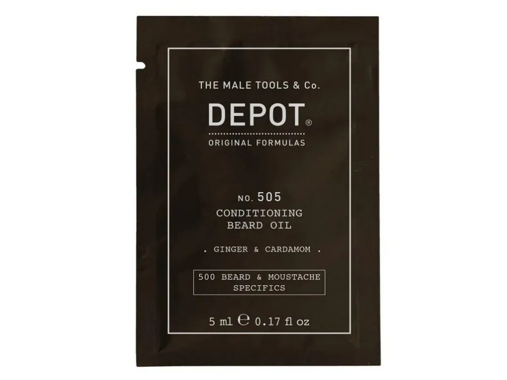 Zlevněný DEPOT NO. 505 CONDITIONING BEARD OIL .GINGER & CARDAMOM. 5ML