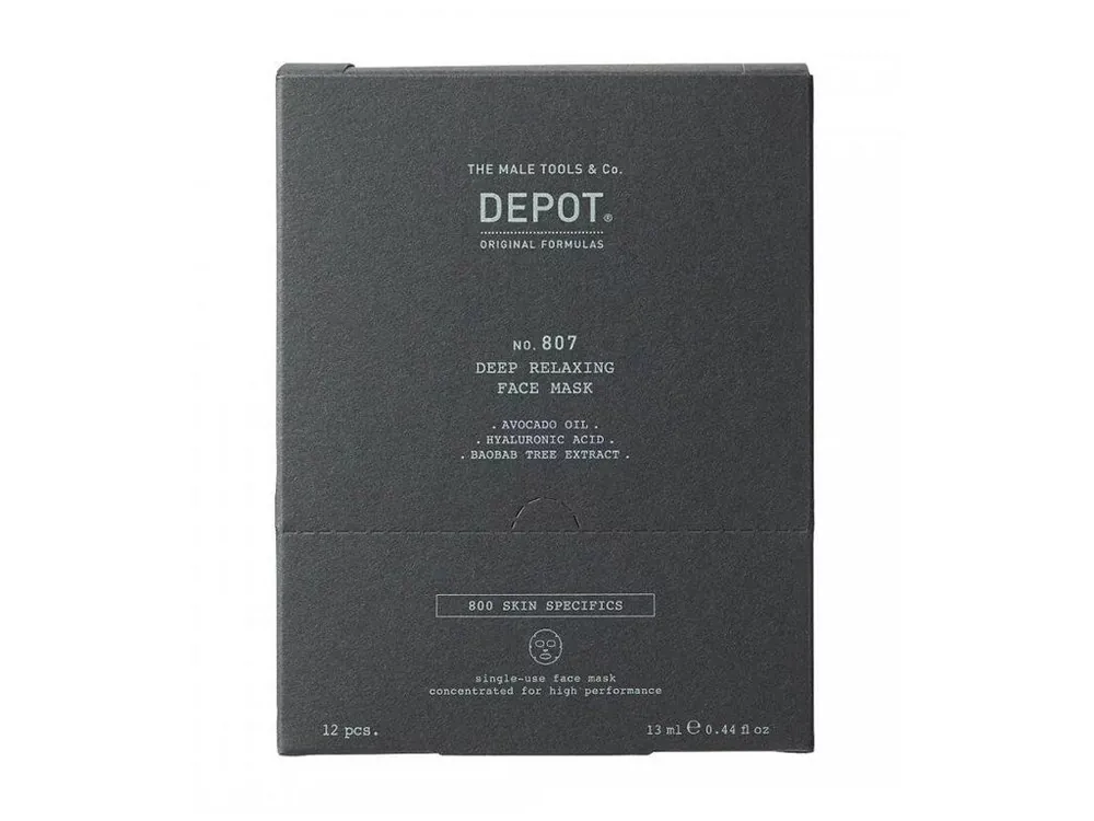 Výprodej DEPOT No. 807 DEEP RELAXING FACE MASK 12pz