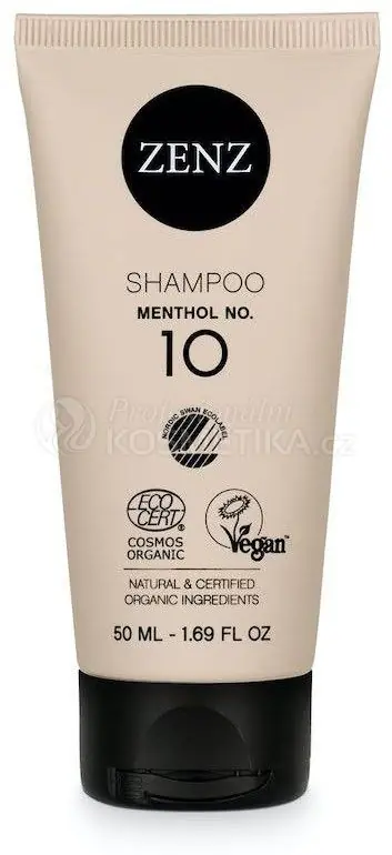 Zenz Organic Shampoo Menthol no. 10 - Šampon pro všechny typy vlasů 50 ml Cestovní balení Originální
