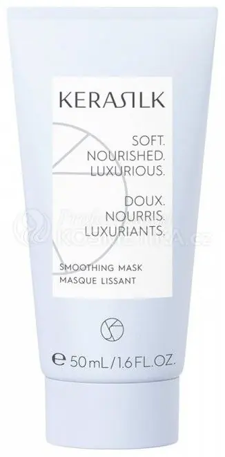 Autentický Kerasilk Specialists Smoothing Mask - Maska na hrubé, krepaté nebo nepoddajné vlasy 50 ml Cestovní balení