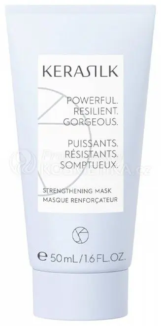 Akce Kerasilk Specialists Strengthening Mask - Maska pro jemné, zplihlé vlasy 50 ml Cestovní balení