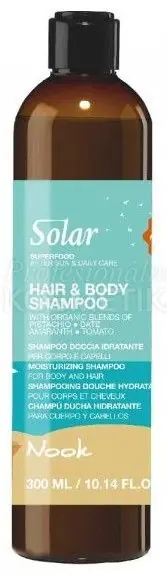 Nook Solar Hair and Body Shampoo - Sluneční šampon na vlasy a tělo 300 ml Aktuální