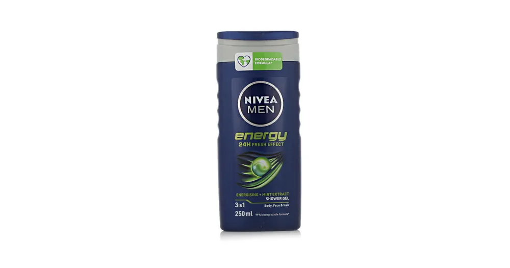 Horká Nabídka Nivea Men Energy sprchový gel na tělo i vlasy 250 ml M