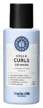 Maria Nila Coils & Curls Co-Wash - Hydratační mycí kondicionér pro všechny typy vln 100 ml Cestovní balení Hit Sezóny