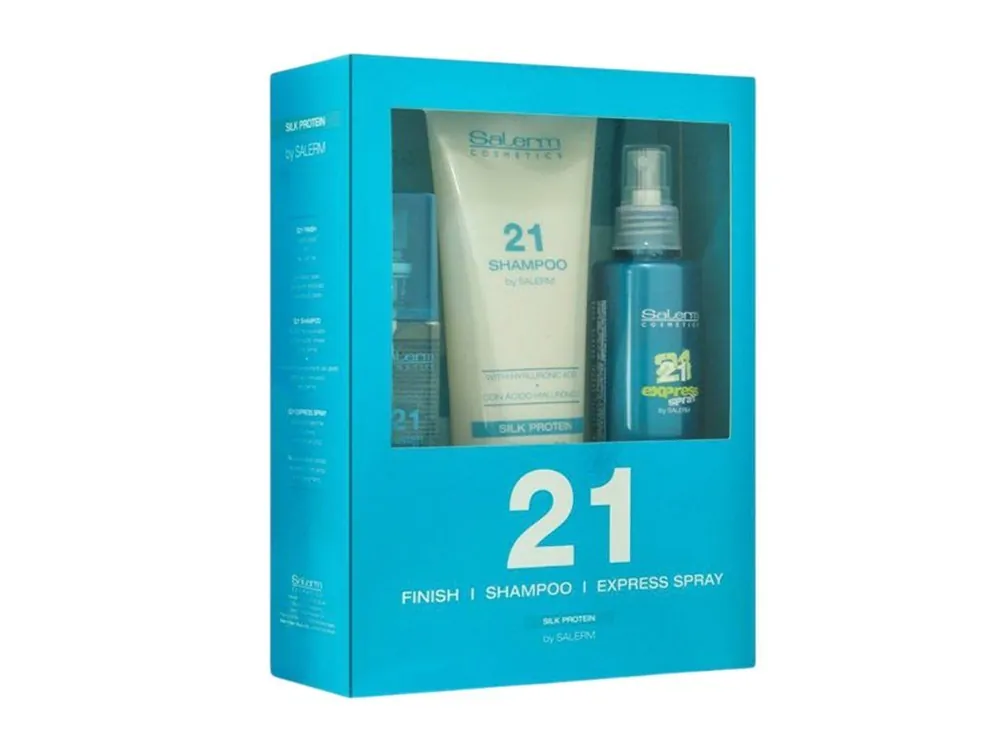 Výprodej SALERM SALERM 21 PACK 3 PRODUKTY (ŠAMPÓN,EXPRESS SPREY, FINISH LESK)