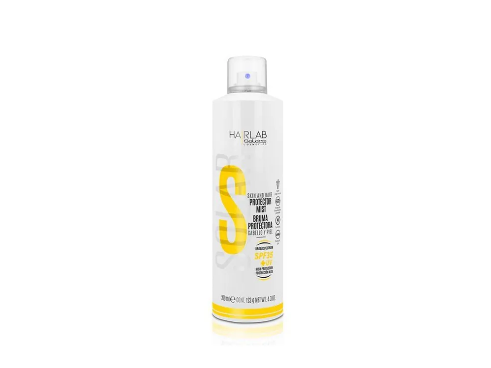 Značkový SALERM SOLAR - ochranný mist na pleť, pokožku a vlasy s SPF35 200 ml