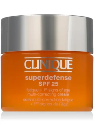 Cenová Bomba Clinique Superdefense Fatigue + 1st Signs Of Age Multi-Correcting Cream SPF 25 50 ml