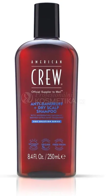 American Crew Anti-dandruff + Dry Scalp Shampoo - Šampon proti lupům 250 ml Akce