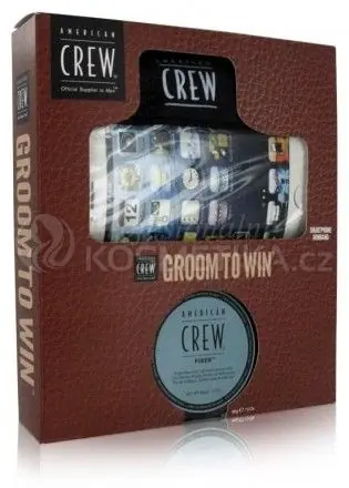 Sezónní Sleva American Crew Classic Holiday Sada Duo - Fiber 85g + Obal na Smartphone 1ks Dárková sada